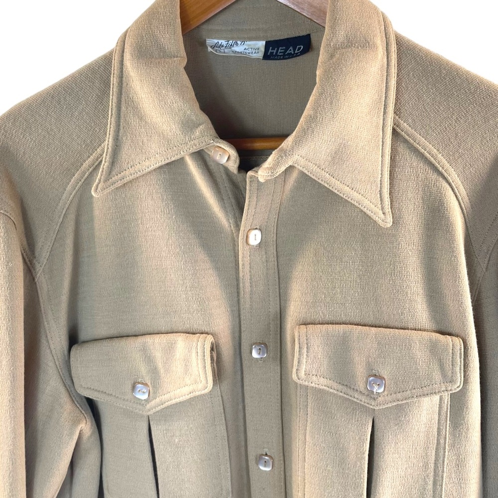 Vintage Saks Fifth Avenue Active Sportwear Long Sleeve Button Down Shirt Mens - Picture 3 of 11
